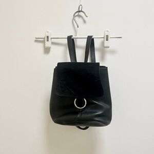 Cute Black Mini Backpack / Purse